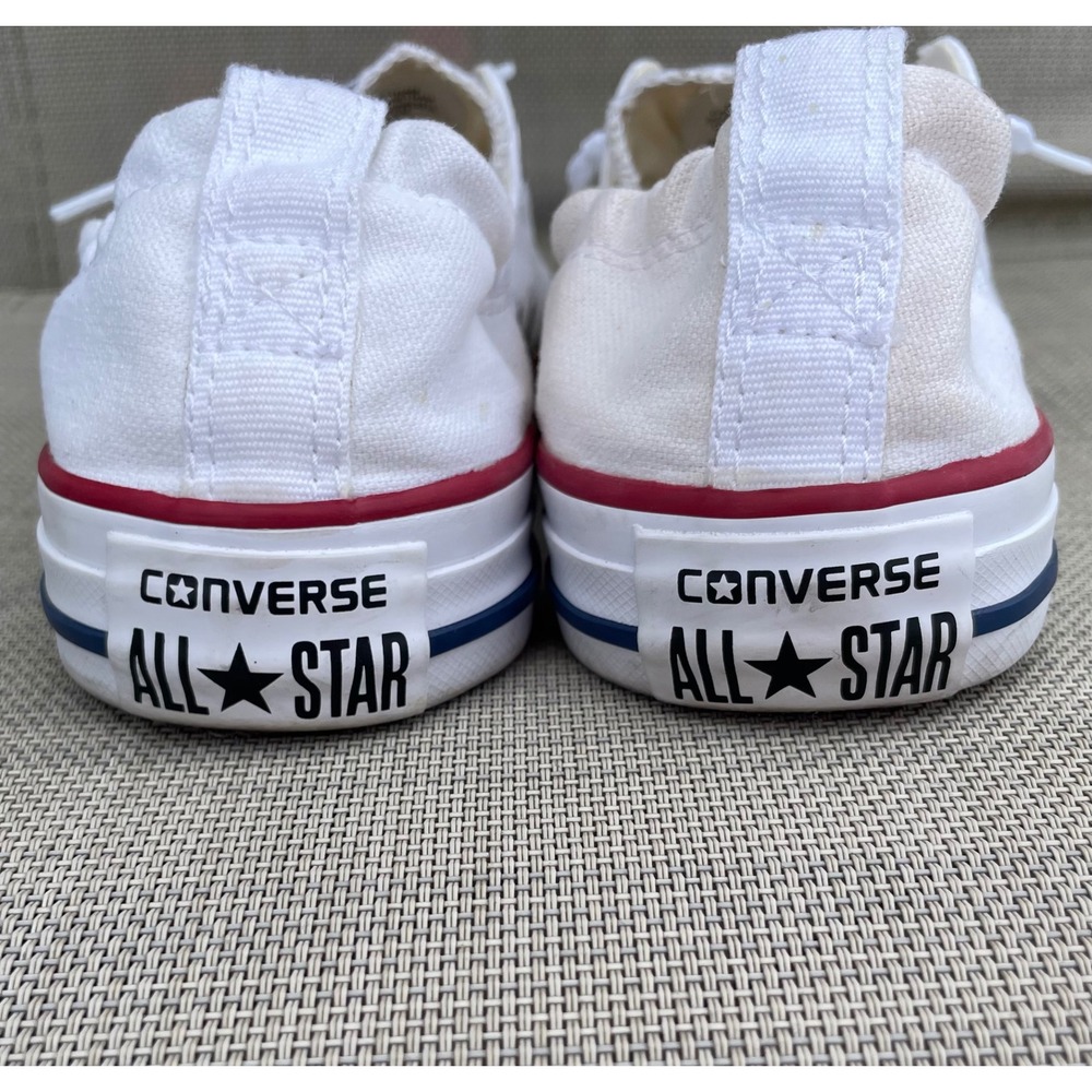 Converse Chuck Taylor All Star Shoreline White Slip On Sneakers 537084F Womens 8 - Picture 4 of 9